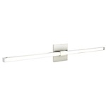 Tie Stix Metal Fixed Wall Light - Satin Nickel / Chrome