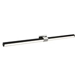 Tie Stix Metal Linear Adjustable Wall Light - Chrome / Satin Black