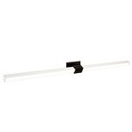 Tie Stix Metal Linear Adjustable Wall Light - Antique Bronze / White