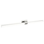 Tie Stix Metal Linear Adjustable Wall Light - Chrome / White