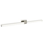 Tie Stix Metal Linear Adjustable Wall Light - Satin Nickel / Chrome