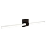 Tie Stix Metal Linear Adjustable Wall Light - Antique Bronze / White