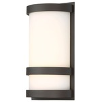 Latitude Outdoor Wall Light - Bronze / Opal