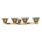 Wink Bathroom Vanity Light - Gold Leaf / Clear