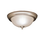 Signature 865 Ceiling Light - Brushed Nickel / Satin Etched