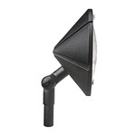 12V Six Groove Adjustable Wall Wash Light - Textured Black