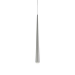 Mina Pendant - Brushed Nickel / Clear