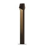 Triform 12V Double Outdoor Bollard Light - Textured Bronze