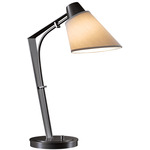 Reach Table Lamp - Dark Smoke / Flax