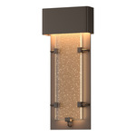 Ursa Outdoor Wall Sconce - Coastal Bronze / Seeded Clear