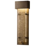 Ursa Outdoor Wall Sconce - Coastal Dark Smoke / Seeded Clear