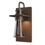 Erlenmeyer Outdoor Wall Sconce - Coastal Bronze / Clear