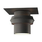 Twilight Dark Sky Outdoor Semi Flush Ceiling Light - Coastal Natural Iron