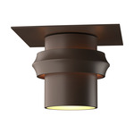 Twilight Dark Sky Outdoor Semi Flush Ceiling Light - Coastal Bronze