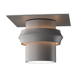 Twilight Dark Sky Outdoor Semi Flush Ceiling Light - Coastal Burnished Steel