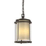 Meridian Outdoor Pendant - Coastal Dark Smoke / Opal and Seeded