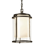 Meridian Outdoor Pendant - Coastal Dark Smoke / Opal and Seeded