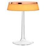 Bon Jour Table Lamp - Copper / Plisse Cloth