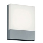 Pecos Outdoor Wall Light - Light Grey / Titanium / White