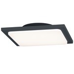 Trave Outdoor Ceiling Light - Dark Grey / White