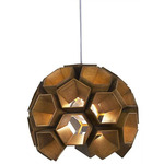 Constella Small Pendant - Dark Bronze / Medium Brown