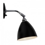 Task Short Wall Sconce - Black