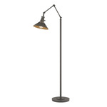 Henry Floor Lamp - Natural Iron / Dark Smoke