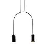 Bow I Pendant - Black