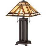 Tiffany 2095 Table Lamp - Russett / Tiffany