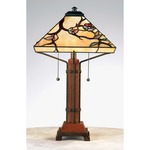 Tiffany 6898 Table Lamp - Bronze / Tiffany