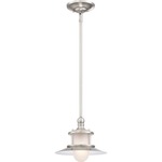 New England Mini Pendant - Brushed Nickel