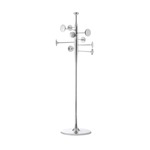 Trumpet Coat Stand - Polished Aluminum