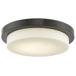 Step Ceiling Light Fixture - Bronze / Opal