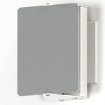 Applique a Volet Pivotant LED Wall Light - White / Aluminum