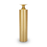 Beat Vessel Tall Brass Vase - Brass