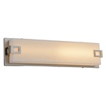 Cermack St 111 Brackets Bathroom Vanity Light - Brushed Nickel / Frosted