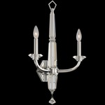 Palermo Wall Light - Polished Chrome / Firenze Clear