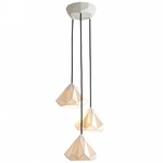 Hatton 1 Multi Light Pendant - White / Natural White