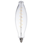 Nostalgic Med Base 4W 120V X-Large Olive Shape Filament - Clear