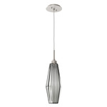 Aalto Pendant - Beige Silver / Optic Ribbed Smoke