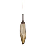 Rock Crystal Pendant - Flat Bronze / Chilled Bronze