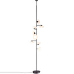 Mami Floor Lamp - Matte Black / White