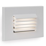 12V Louver Horizontal Landscape Step / Wall Light Amber CCT - White