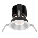 Volta 4.5IN Round Shallow Downlight Trim - White / Haze Reflector