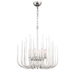 Astoria Chandelier - Chrome / Crystal