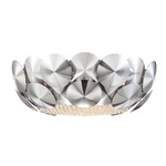 Crown Ceiling Light Fixture - Chrome / Crystal