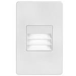 Bella Rectangle Outdoor Step Light - White