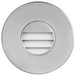 Bella Round Outdoor Step Light - Silver