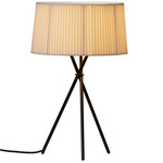 Tripode M3 Table Lamp - Black / Natural Ribbon