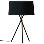 Tripode M3 Table Lamp - Black / Green Raw Ribbon